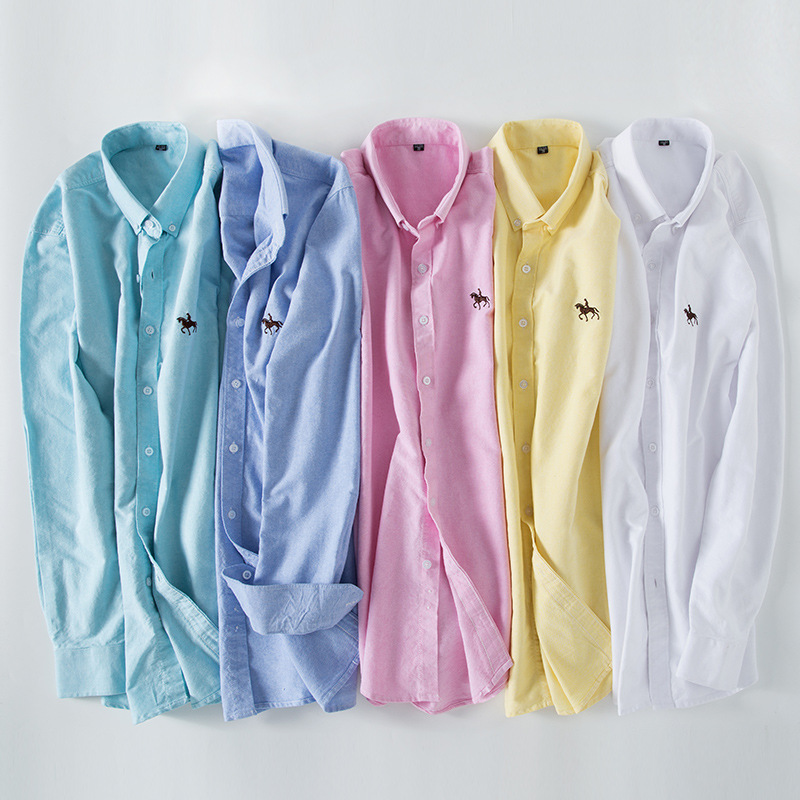 6XL 100% Cotton Oxford White S - Oxford Cotton Casual Shirt Business 评论和价格