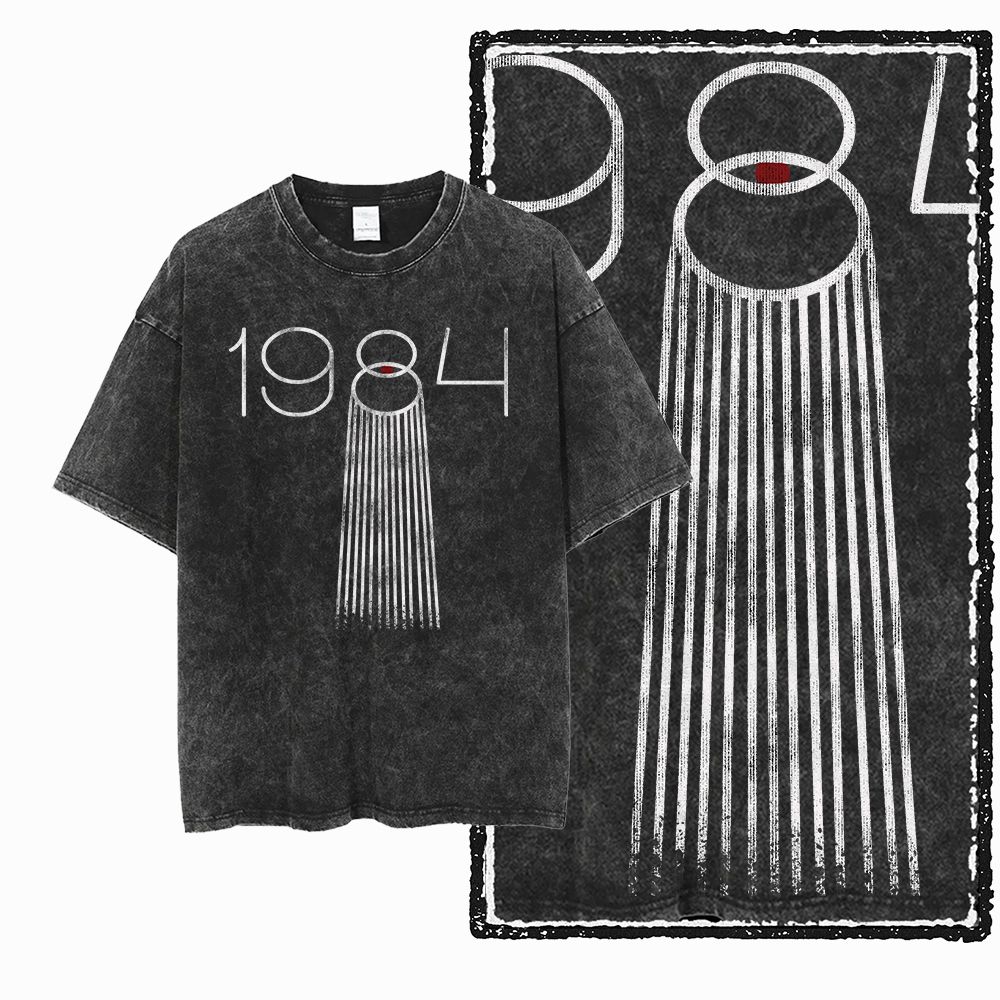 G02 Exclusive 100% Cotton Big  - Acid Wash Vintage Graphic T Shirt 评论和价格