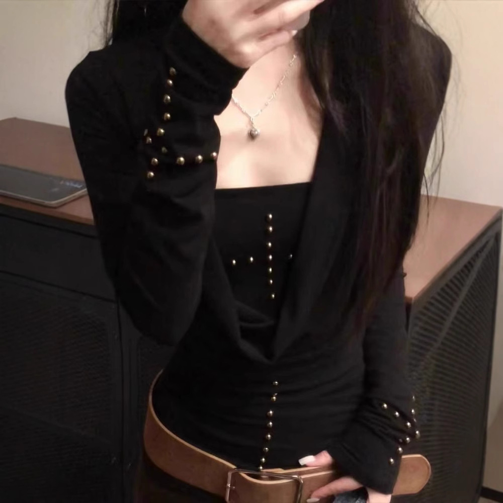 Y2k Dark Girl Cross Long Sleev - T-Shirts 评论和价格