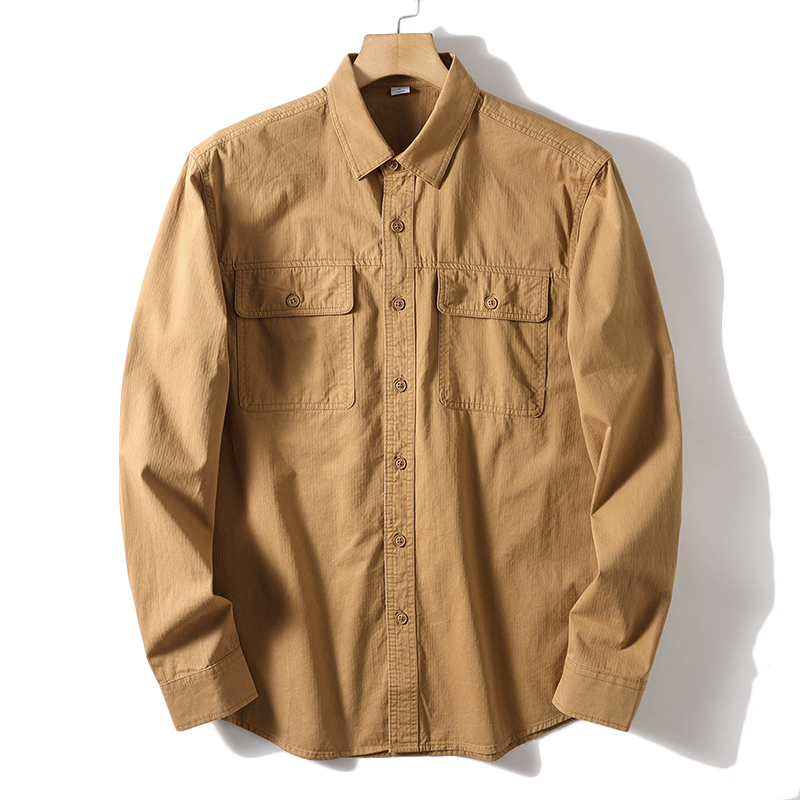 New Men's Business Fashion Cas - Oxford Cotton Casual Shirt Business 评论和价格