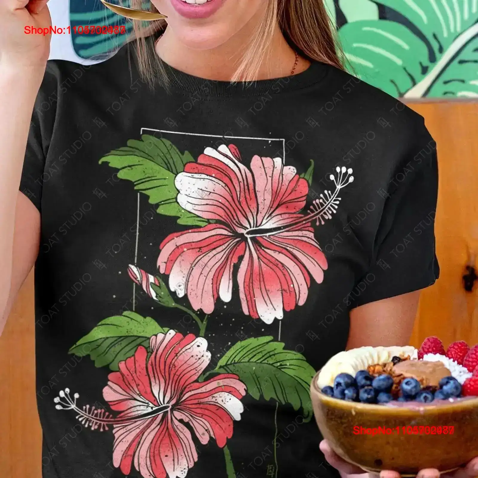 Hibiscus Flower T Shirt Floral - Vintage Hawaiian Floral Shirt 评论和价格